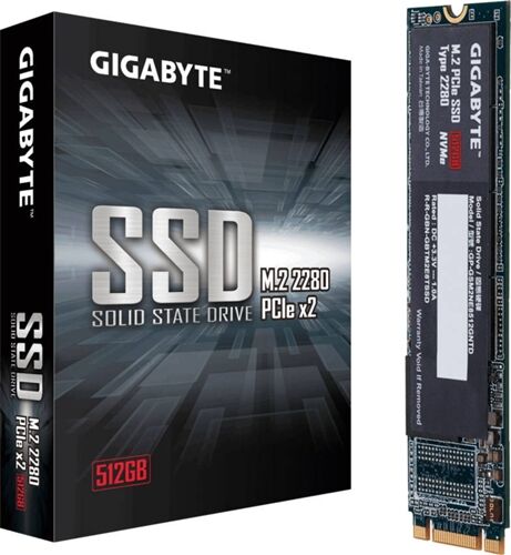 Gigabyte Disco SSD Interno GIGABYTE GP-GSM2NE8512GNTD (512 GB - M.2 PCI-Express - 1550 MB/s)