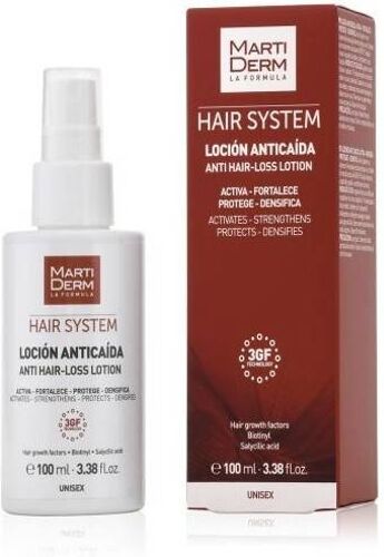 MARTIDERM Loción Anticaída MARTIDERM Martiderm Hair System Locion Unisex (100 ml) MARTIDERM Loción Anticaída MARTIDERM Martiderm Hair System Locion Unisex (100 ml)
