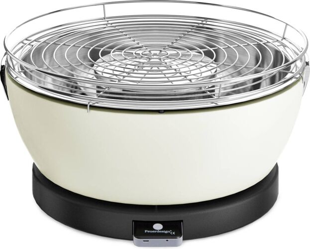 FEUERDESIGN Barbacoa a Carbón FEUERDESIGN Vesuvio Blanco FEUERDESIGN Barbacoa a Carbón FEUERDESIGN Vesuvio Blanco