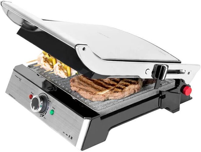 CECOTEC Grill de Contacto CECOTEC Rock'n Grill Pro (2000 W)