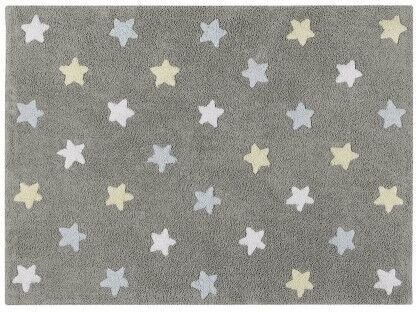 LORENA CANALS Alfombra LORENA CANALS Tricolor Stars Gris Blue LORENA CANALS Alfombra LORENA CANALS Tricolor Stars Gris Blue