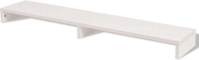 VIDAXL Soporte del Monitor VIDAXL (118x23.5x9cm - Madera - Blanco) VIDAXL Soporte del Monitor VIDAXL (118x23.5x9cm - Madera - Blanco)