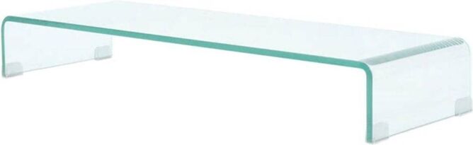 ART Soporte del Monitor ART PLANET (90x30x13cm - Vidrio - Transparente) ART Soporte del Monitor ART PLANET (90x30x13cm - Vidrio - Transparente)