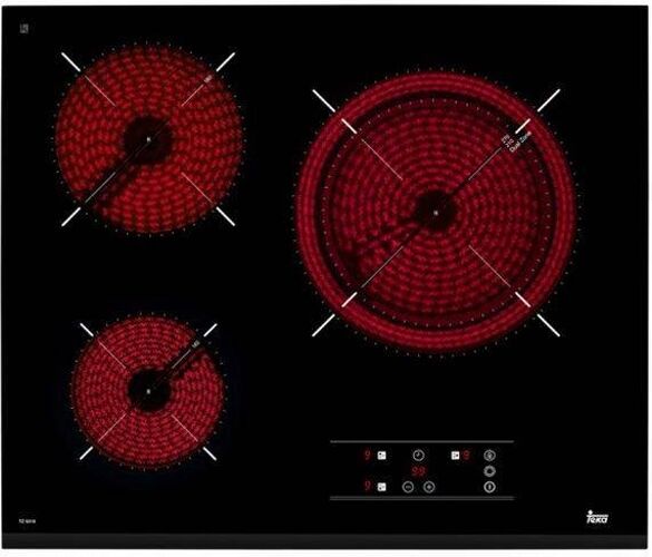 TEKA Placa de Vitrocerámica TEKA TZ6318 (Eléctrica - 60 cm - Negro) TEKA Placa de Vitrocerámica TEKA TZ6318 (Eléctrica - 60 cm - Negro)