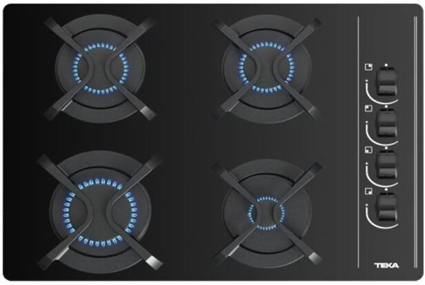 TEKA Placa de Gas TEKA GBC 64003 KBB (Gas Natural - 60 cm - Negro) TEKA Placa de Gas TEKA GBC 64003 KBB (Gas Natural - 60 cm - Negro)