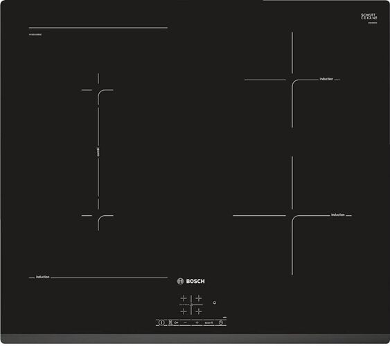 Bosch Placa de Inducción BOSCH PVS631BB5E (Eléctrica - 59.2 cm - Negro) Bosch Placa de Inducción BOSCH PVS631BB5E (Eléctrica - 59.2 cm - Negro)