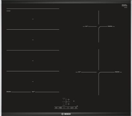 Bosch Placa Flex de Inducción BOSCH PXE675BB1E (Eléctrica - 60.6 cm - Negro)