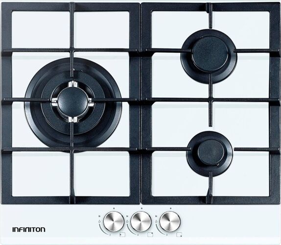 INFINITON Placa de Gas INFINITON GG-320 (Gas Butano-propano - 58.4 cm - Blanco) INFINITON Placa de Gas INFINITON GG-320 (Gas Butano-propano - 58.4 cm - Blanco)