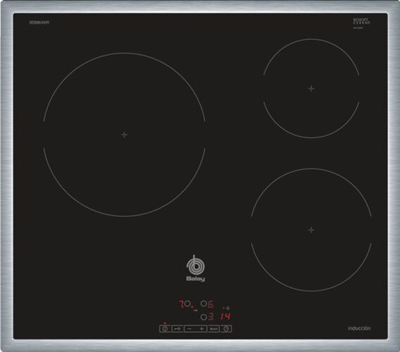 Balay Placa de Inducción BALAY 3EB864XR (Eléctrica - 58.3 cm - Inox) Balay Placa de Inducción BALAY 3EB864XR (Eléctrica - 58.3 cm - Inox)