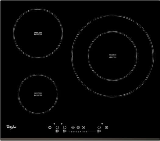 Whirlpool Placa de Inducción WHIRLPOOL ACM334/BF (Eléctrica - 58 cm - Negro) Whirlpool Placa de Inducción WHIRLPOOL ACM334/BF (Eléctrica - 58 cm - Negro)