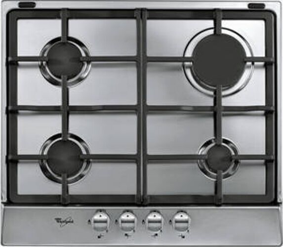 Whirlpool Placa de Gas WHIRLPOOL AKR 361/IX (Gas Butano-propano - 58 cm - Inox) Whirlpool Placa de Gas WHIRLPOOL AKR 361/IX (Gas Butano-propano - 58 cm - Inox)
