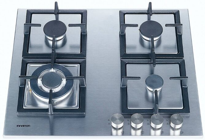 INFINITON Placa de Gas INFINITON GMCI4 (Gas Butano-propano - 61 cm - Inox) INFINITON Placa de Gas INFINITON GMCI4 (Gas Butano-propano - 61 cm - Inox)