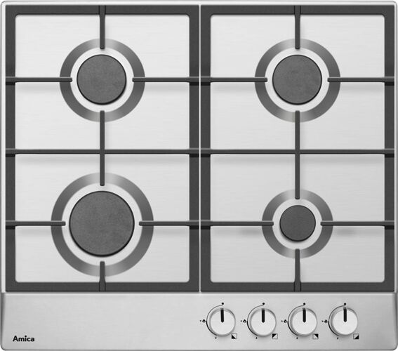 AMICA Placa de Gas AMICA PG6510XPR (Gas Butano-propano - 59 cm - Inox) AMICA Placa de Gas AMICA PG6510XPR (Gas Butano-propano - 59 cm - Inox)