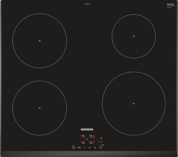 Siemens Placa de Inducción SIEMENS EU651BEB1E (Eléctrica - 59.2 cm - Negro) Siemens Placa de Inducción SIEMENS EU651BEB1E (Eléctrica - 59.2 cm - Negro)