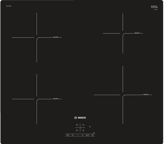 Bosch Placa de Inducción BOSCH PUE611BB1E (Eléctrica - 59.2 cm - Negro) Bosch Placa de Inducción BOSCH PUE611BB1E (Eléctrica - 59.2 cm - Negro)