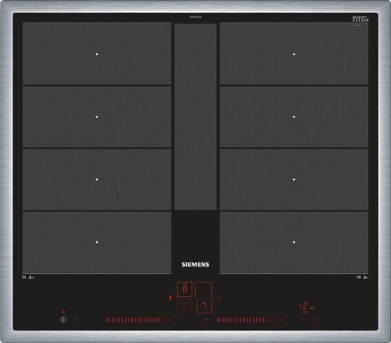 Siemens Placa de Inducción SIEMENS iQ700 (Eléctrica - 56 cm - Inox) Siemens Placa de Inducción SIEMENS iQ700 (Eléctrica - 56 cm - Inox)