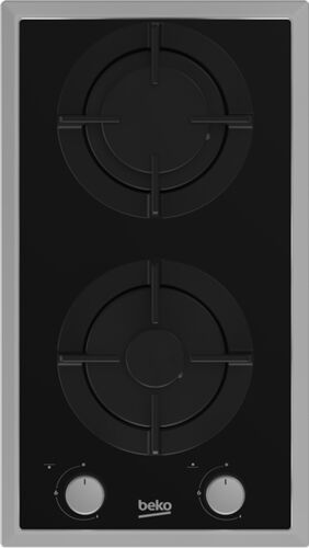 Beko Placa de Gas BEKO HDMS 32220 FX (Gas Butano-propano - 28.8 cm - Negro) Beko Placa de Gas BEKO HDMS 32220 FX (Gas Butano-propano - 28.8 cm - Negro)