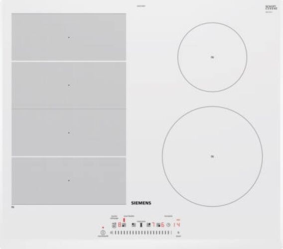 Siemens Placa de Inducción SIEMENS EX652FEB1F (Eléctrica - 59.2 cm - Blanco) Siemens Placa de Inducción SIEMENS EX652FEB1F (Eléctrica - 59.2 cm - Blanco)