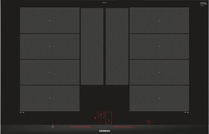 Siemens Placa de Inducción SIEMENS EX875LYE3E (Eléctrica - 81.2 cm - Negro)
