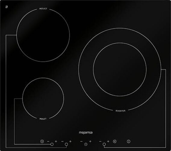 MEPAMSA Placa de Inducción MEPAMSA MD 630 G (Eléctrica - 59 cm - Negro) MEPAMSA Placa de Inducción MEPAMSA MD 630 G (Eléctrica - 59 cm - Negro)