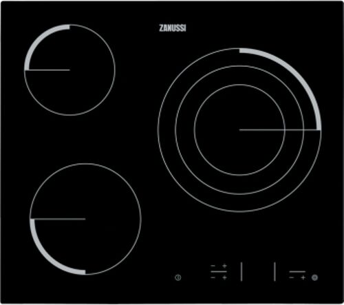 Zanussi Placa de Vitrocerámica ZANUSSI Z6123IOK (Eléctrica - 59 cm - Negro) Zanussi Placa de Vitrocerámica ZANUSSI Z6123IOK (Eléctrica - 59 cm - Negro)