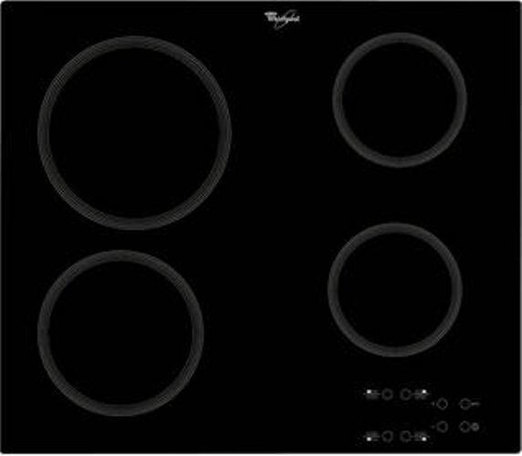Whirlpool Placa de Vitrocerámica WHIRLPOOL AKT 801/NE (Eléctrica - 58 cm - Negro) Whirlpool Placa de Vitrocerámica WHIRLPOOL AKT 801/NE (Eléctrica - 58 cm - Negro)