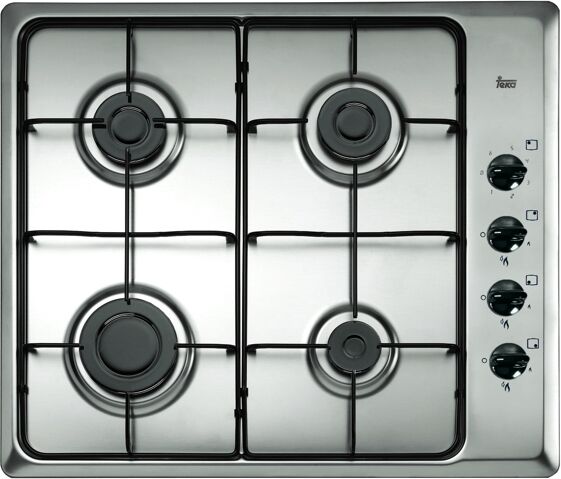 TEKA Placa de Gas TEKA HLX 60 4G AL (Gas Natural - 58 cm - Inox) TEKA Placa de Gas TEKA HLX 60 4G AL (Gas Natural - 58 cm - Inox)