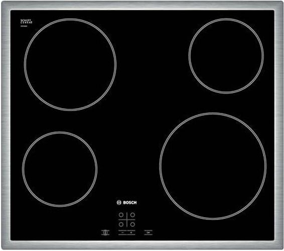 Bosch Placa de Vitrocerámica BOSCH PKE645D17E (Eléctrica - 58.3 cm - Negro) Bosch Placa de Vitrocerámica BOSCH PKE645D17E (Eléctrica - 58.3 cm - Negro)