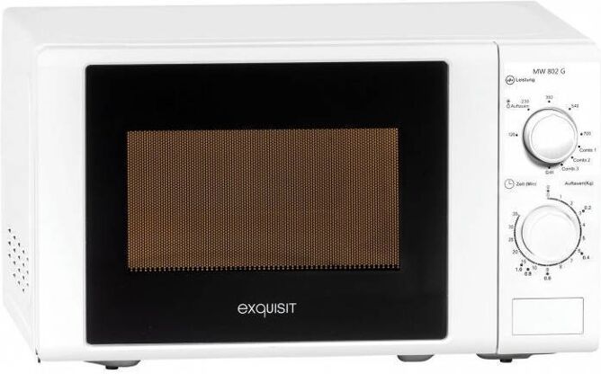 EXQUISIT Microondas EXQUISIT MW802G (20 L - Con Grill - Blanco) EXQUISIT Microondas EXQUISIT MW802G (20 L - Con Grill - Blanco)