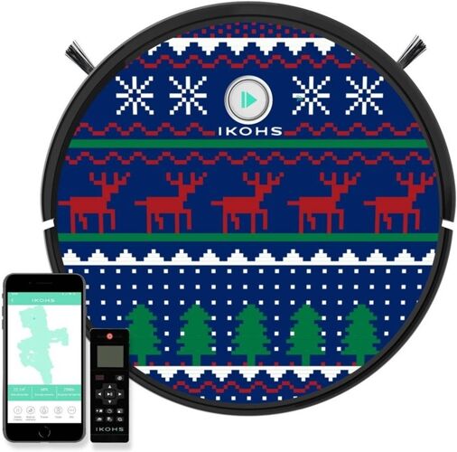 IKOHS Aspiradora Robot IKOHS Netbot 15 +Pegatinas IKOHS Navidad (Autonomía: 120 min) IKOHS Aspiradora Robot IKOHS Netbot 15 +Pegatinas IKOHS Navidad (Autonomía: 120 min)