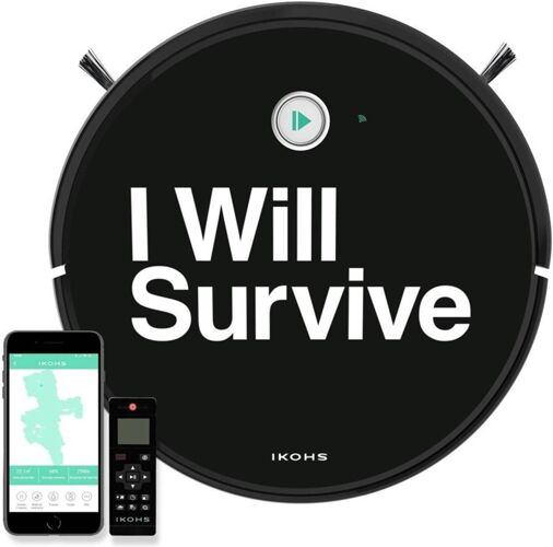 IKOHS Aspiradora Robot IKOHS Netbot 15 +Pegatinas IKOHS "I Will Survive" (Autonomía: 120 min)