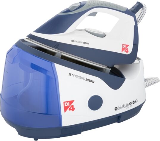 DI4 Centro de planchado DI4 Jetpressing 2850W (Presión: 4.5 bar - Chorro vapor 60 g/min) DI4 Centro de planchado DI4 Jetpressing 2850W (Presión: 4.5 bar - Chorro vapor 60 g/min)
