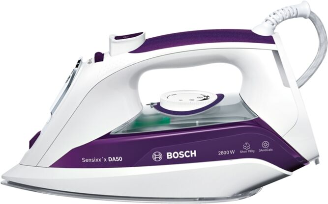 Bosch Plancha de Vapor BOSCH TDA5028020 (Chorro Vapor: 190 g/min - Suela: CeraniumGlissée) Bosch Plancha de Vapor BOSCH TDA5028020 (Chorro Vapor: 190 g/min - Suela: CeraniumGlissée)