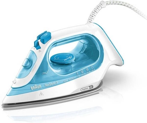 Braun Plancha BRAUN TexStyle 3 Steam Iron SI 3053 Blue Braun Plancha BRAUN TexStyle 3 Steam Iron SI 3053 Blue