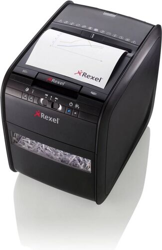 REXEL Destructora REXEL Auto + 80X (Capacidad: 23 L)