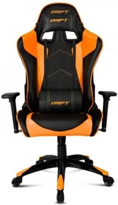 DRIFT Silla Gaming DRIFT DR300 (Hasta 150 kg - Elevador a Gas Clase 4 - Negro y Naranja) DRIFT Silla Gaming DRIFT DR300 (Hasta 150 kg - Elevador a Gas Clase 4 - Negro y Naranja)