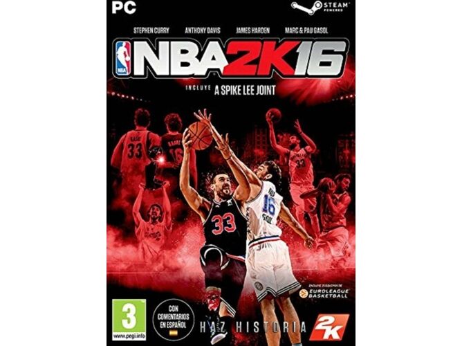 TAKE 2 Juego PC NBA 2K16 TAKE 2 Juego PC NBA 2K16