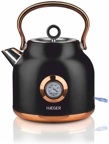 HAEGER Hervidor Eléctrico HAEGER Art Deco Black (1.7 L) HAEGER Hervidor Eléctrico HAEGER Art Deco Black (1.7 L)