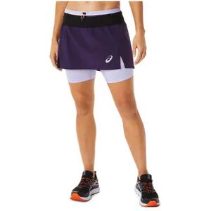 Asics FUJITRAIL - Falda-short mujer night shade/vapor