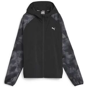 Puma RUN FAV AOP WV - Chaqueta mujer puma black/aop