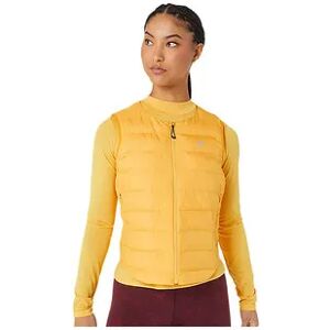 Asics PADDED RUN - Anorak mujer tiger yellow