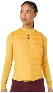 Asics PADDED RUN - Anorak mujer tiger yellow