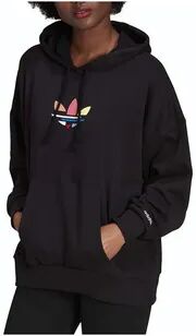 Adidas Originals ADICOLOR SHATTERED TREFOIL - Sudadera mujer black