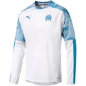 Puma OM RAIN - Sudadera hombre puma white/azure blue