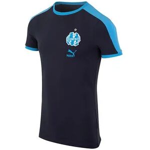 Puma OM HERITAGE T7 - Camiseta hombre parisian night/bleu azur/french night/bleu azur