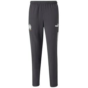 Puma OM PREM WOV - PantalÃ³n de chÃ¡ndal hombre strong gray/puma white