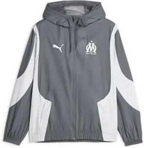 Puma OM PREM - Chaqueta hombre white/cool dark gray