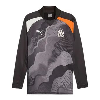 Puma OM PREM 21/22 - Sudadera hombre black/flat dark gray/rickie orange