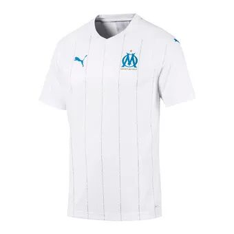 Puma OM HOME PROM 2020 - Camiseta hombre puma white/azure blue