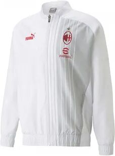 Puma ACM PREMATCH - Chaqueta hombre white/tango red